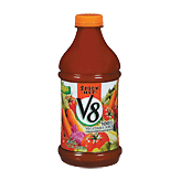 Campbell's V-8 spicy hot 100% vegetable juice Full-Size Picture